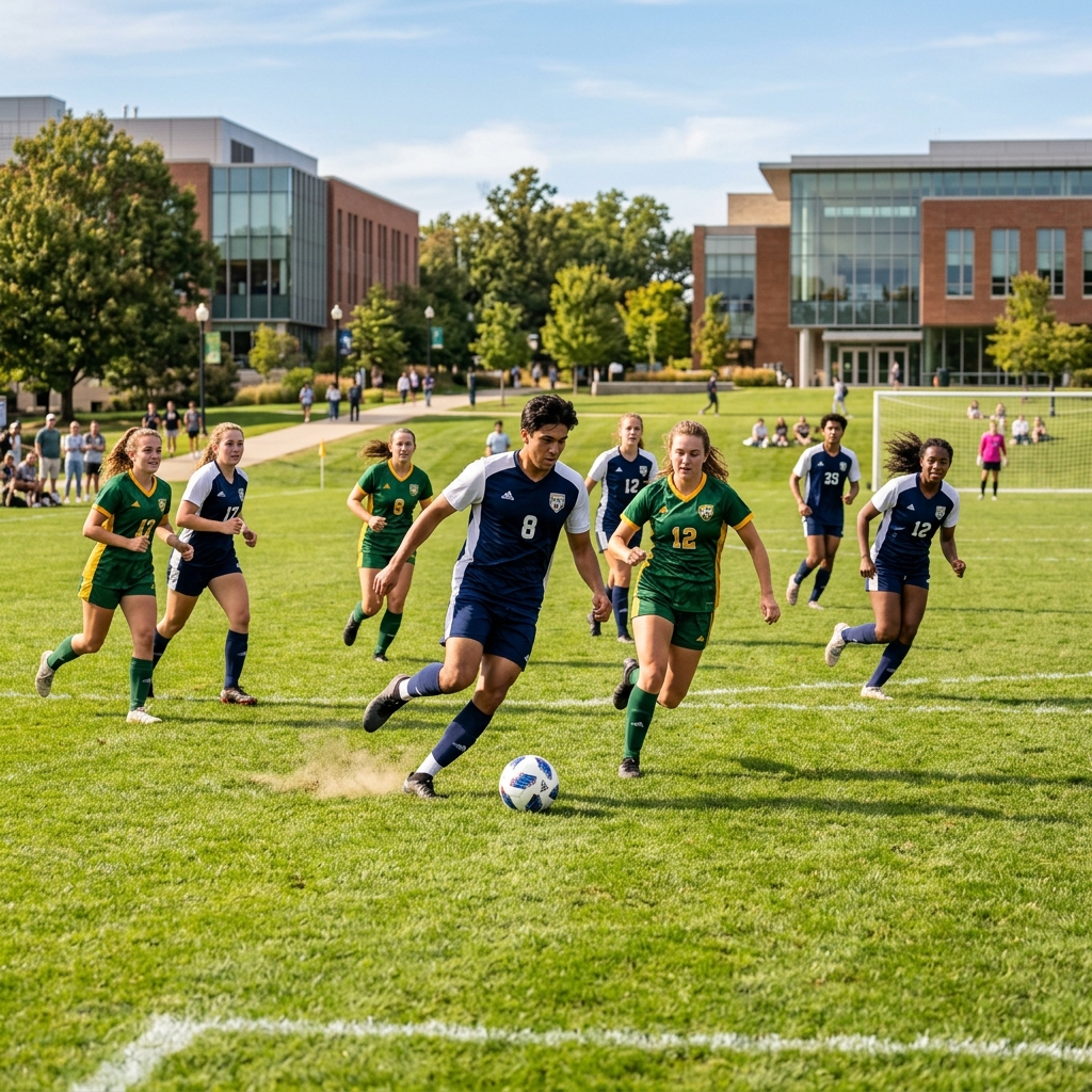 University Soccer Match